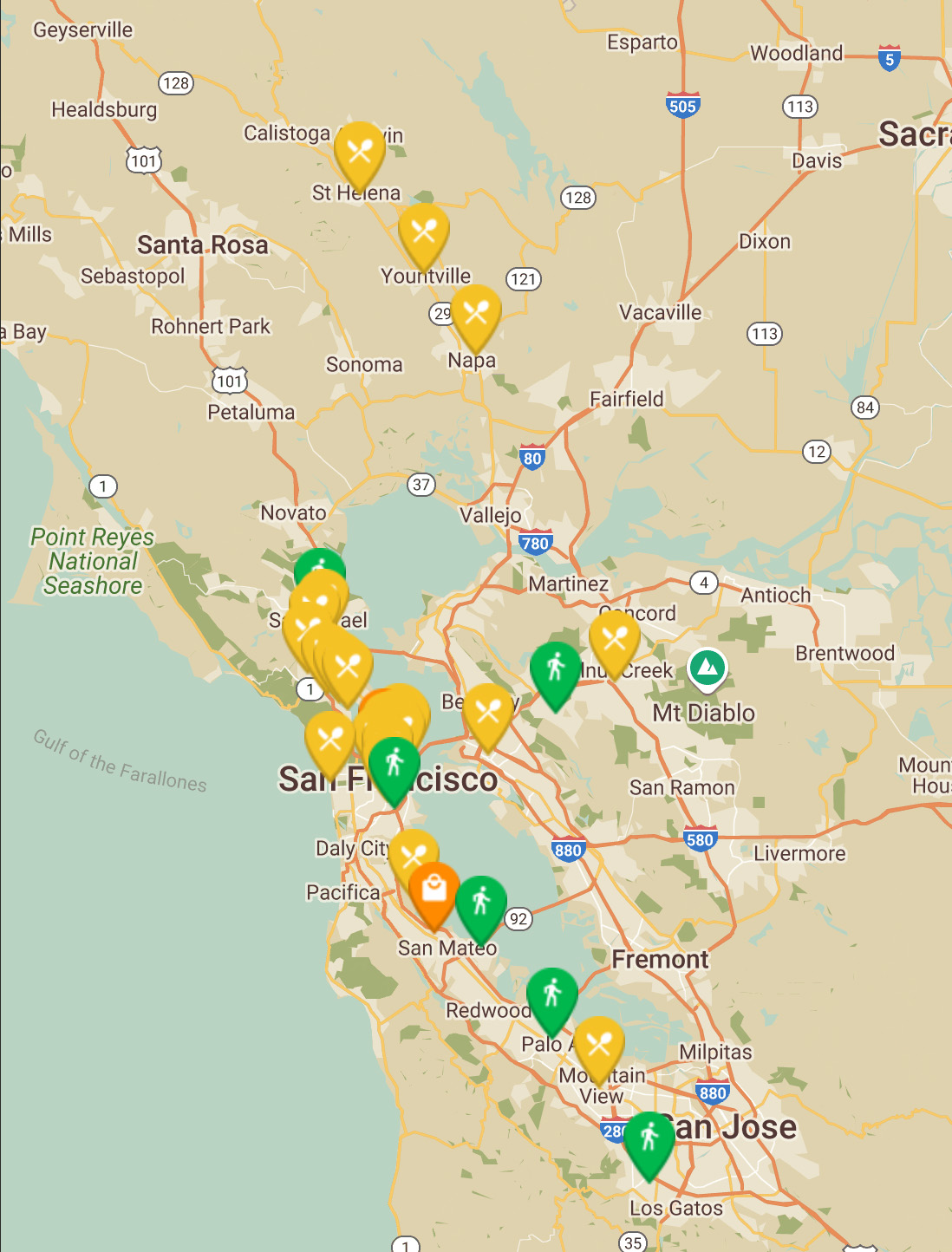 map of some of our locations